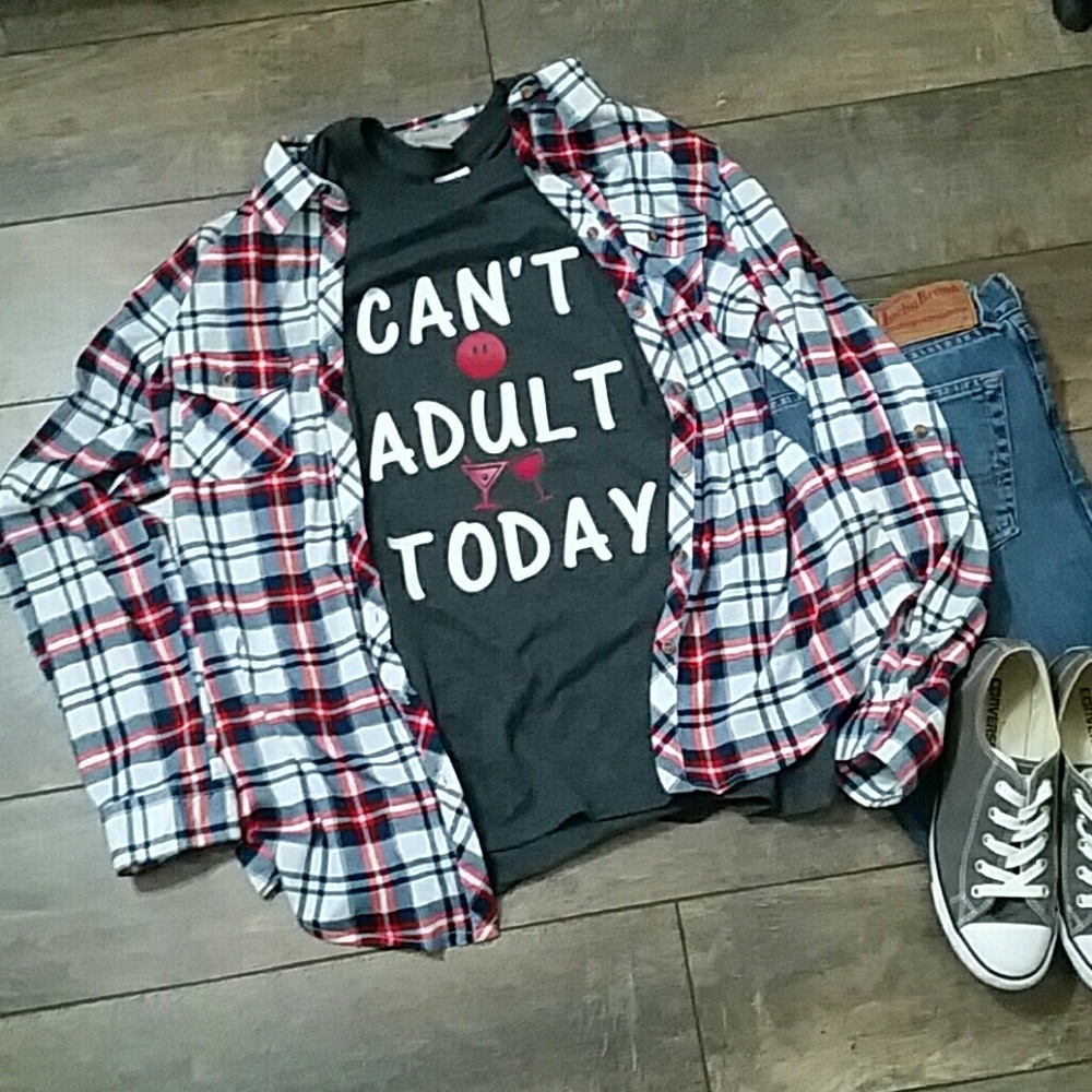 Can't Adult Today Custom Graphic Tee - Picture 3 of 5